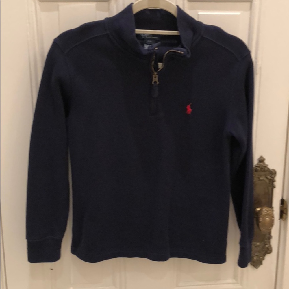 Polo by Ralph Lauren boys size 8 zip pullover